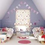 Интерьер и декор детской комнаты для двух девочек