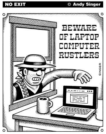 защита ноутбука от кражи