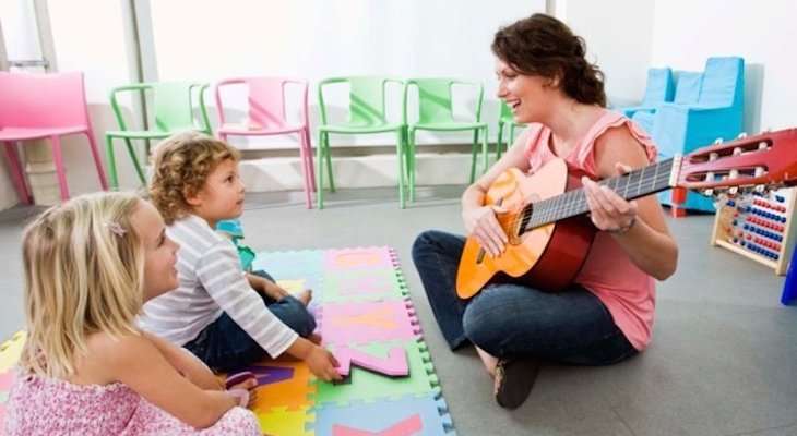занятие по музыке в детском саду