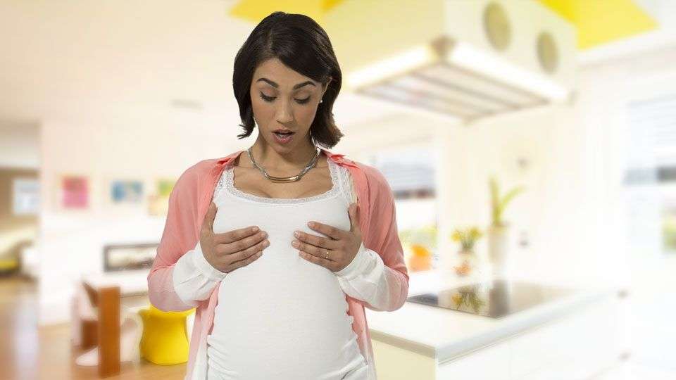 Увеличение груди во время беременности