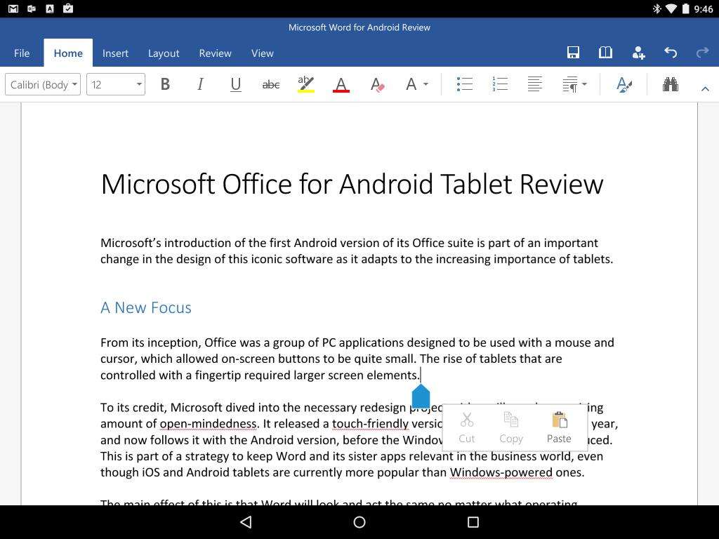 Microsoft Office на Андроид