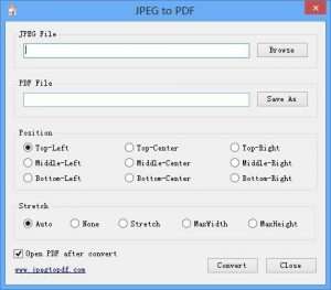 Как JPG конвертировать в PDF